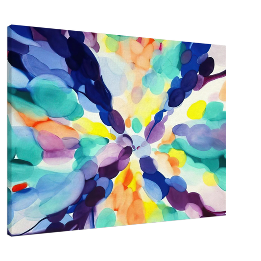 Alice Baber - Lavender High Canvas - 20x30 cm / 8x12 inches-canvas