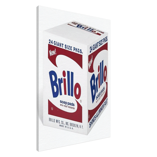 Andy Warhol - Brillo Soap Pads Canvas - 20x30 cm / 8x12 inches-canvas
