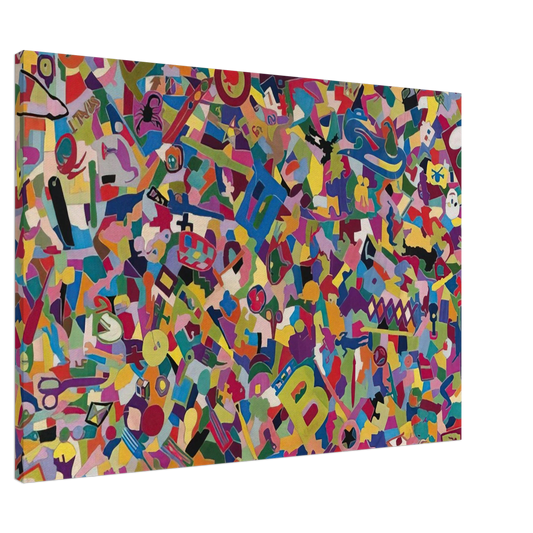 Alighiero Boetti - TUTTO 1988 Canvas - 20x30 cm / 8x12 inches-canvas