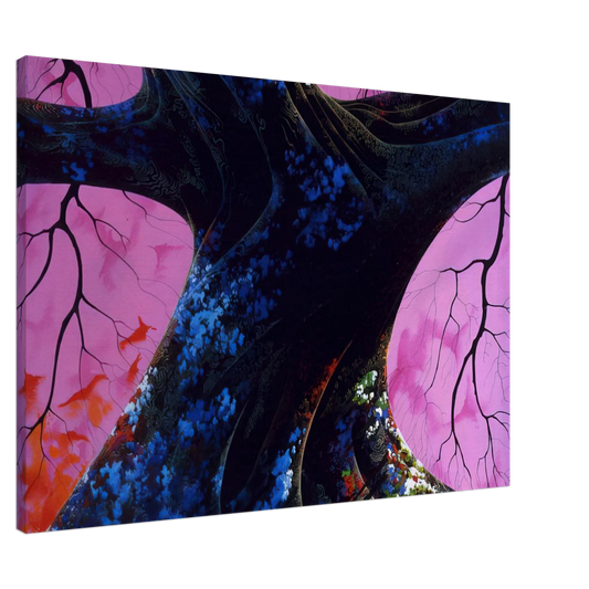 Eyvind Earle - Giant Oak Canvas - 20x30 cm / 8x12 inches-canvas