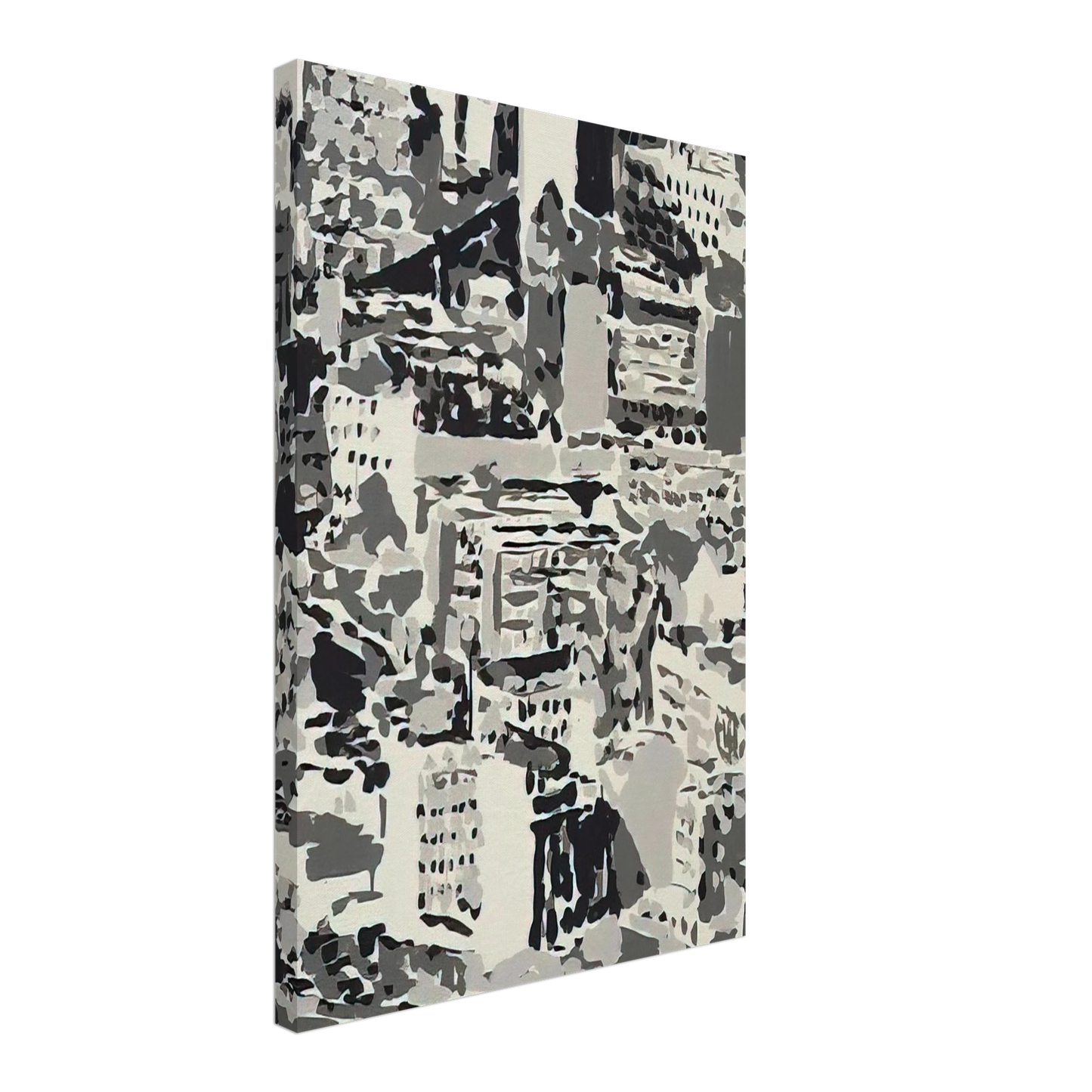 Gerhard Richter - TOWNSCAPE 1969 Canvas - 40x60 cm / 16x24 inches-canvas