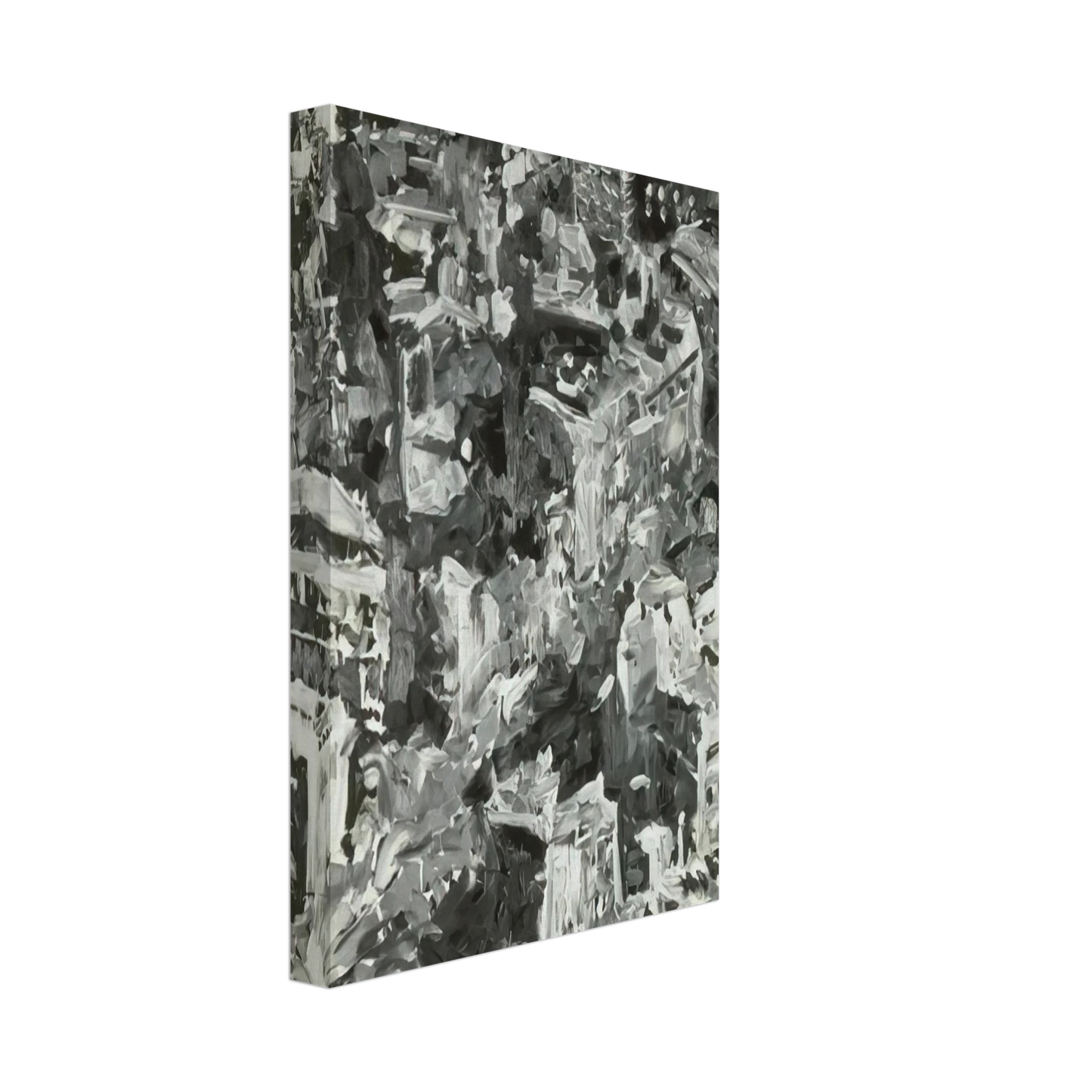 Gerhard Richter - TOWNSCAPE PARIS 1968 Canvas - 70x100 cm / 28x40 inches-canvas