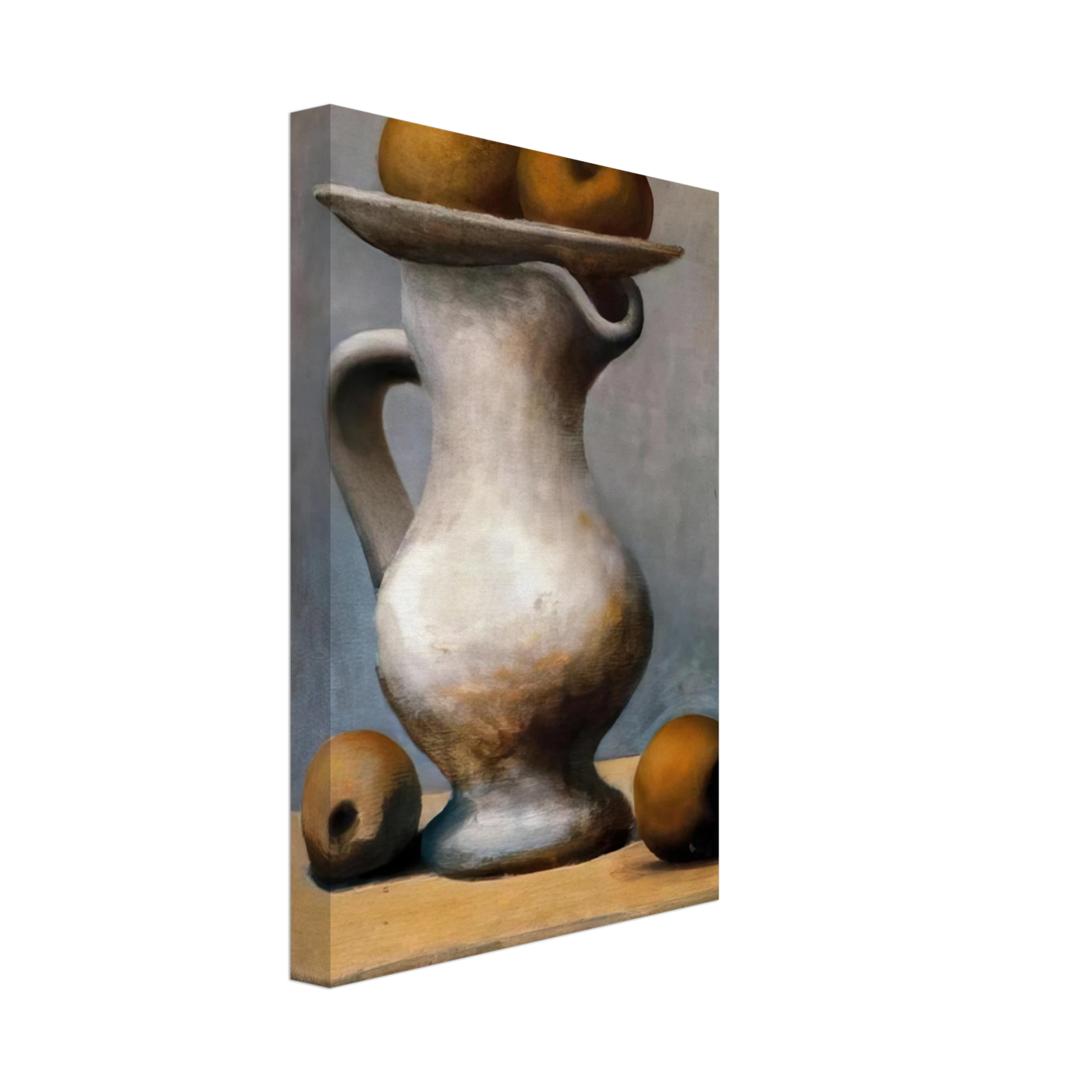 Pablo Picasso - Still life with pitcher and apples Canvas - 40x60 cm / 16x24 inches-canvas
