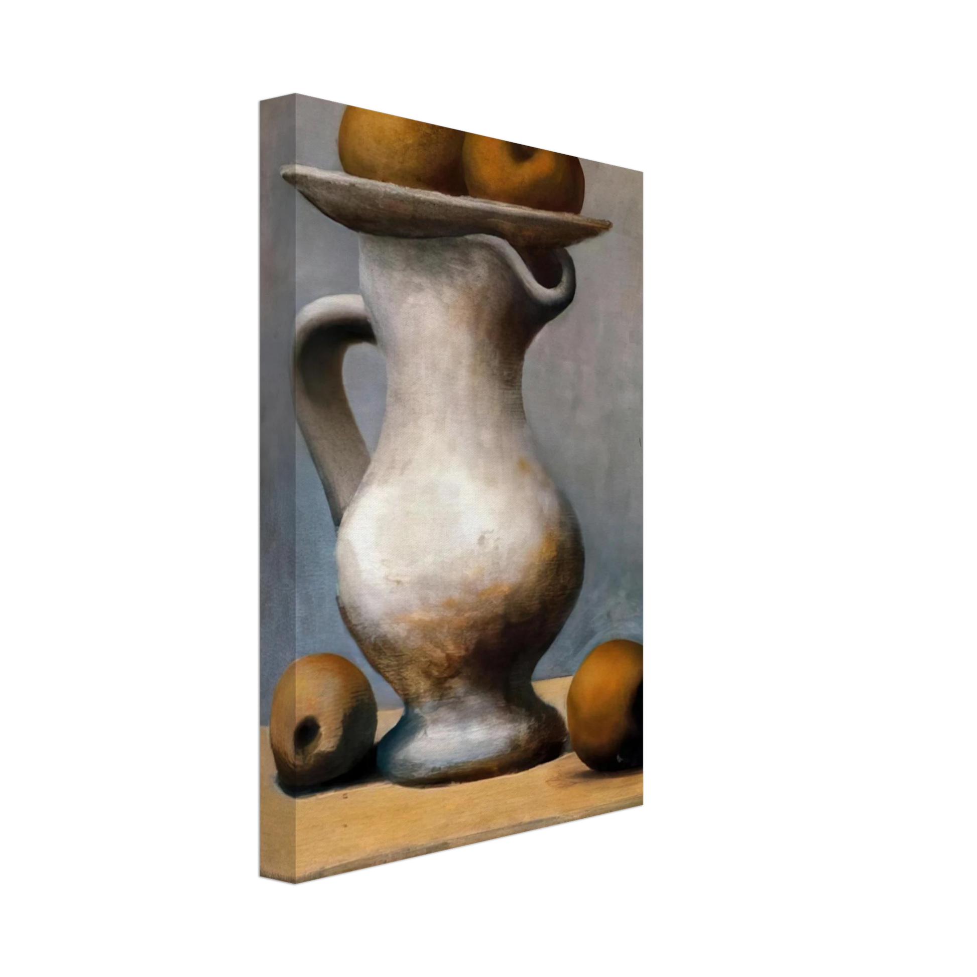 Pablo Picasso - Still life with pitcher and apples Canvas - 40x60 cm / 16x24 inches-canvas