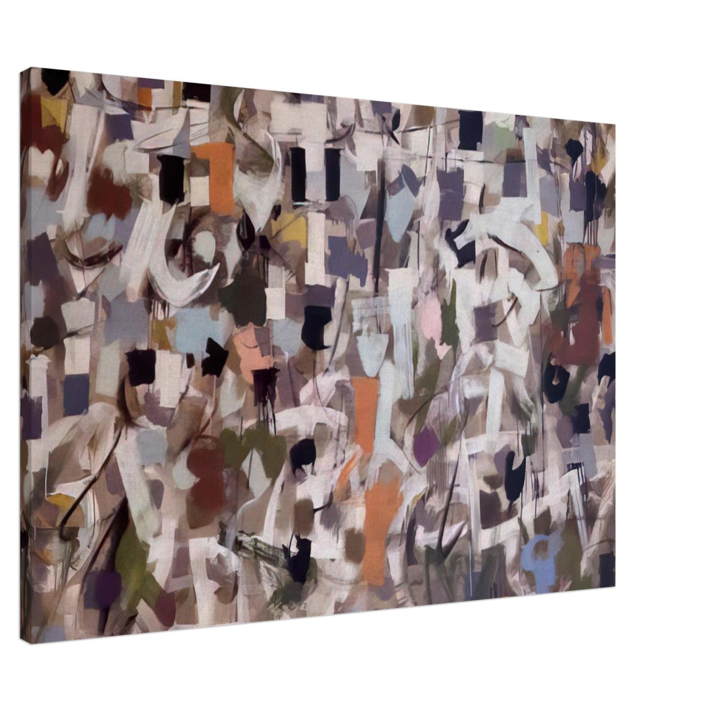 Bradley Walker Tomlin - Number 15 - 1953 Canvas - 20x30 cm / 8x12 inches-canvas