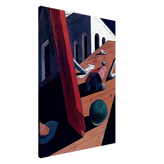 Giorgio de Chirico - THE EVIL GENIUS OF A KING 1915 Canvas - 20x30 cm / 8x12 inches-canvas