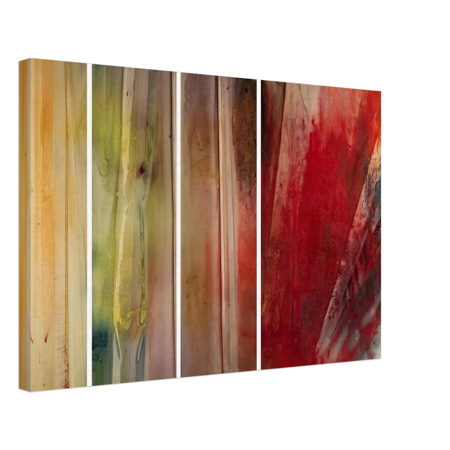 Sam Gilliam - A Warmth, A Lightness, A Glow and Then Canvas - 40x60 cm / 16x24 inches-canvas