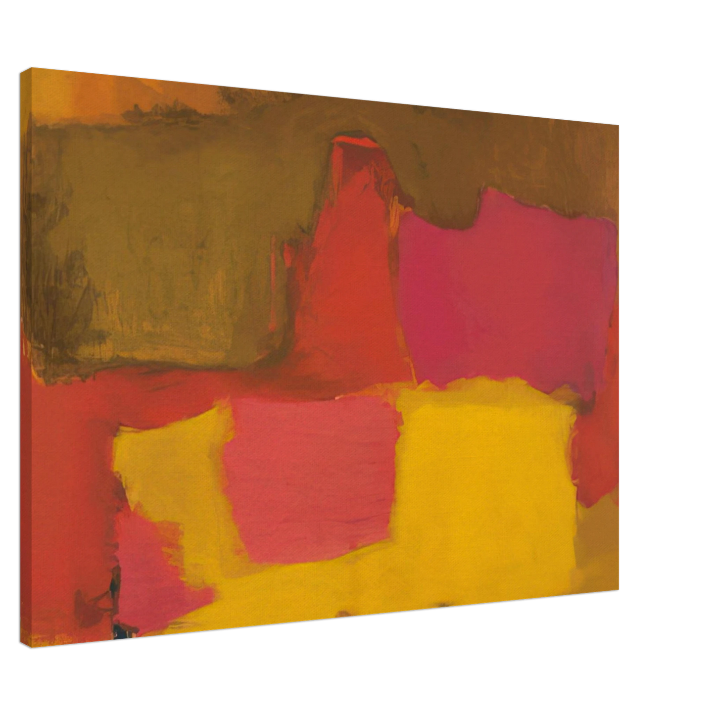 Esteban Vicente - AWAY 1964 Canvas - 20x30 cm / 8x12 inches-canvas