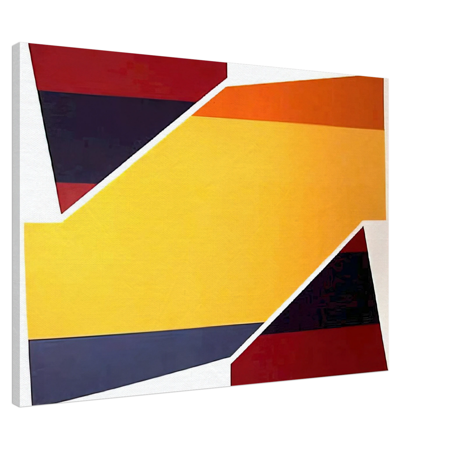 Larry Zox - Rotation II - 1980 Canvas - 20x30 cm / 8x12 inches-canvas