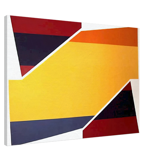 Larry Zox - Rotation II - 1980 Canvas - 20x30 cm / 8x12 inches-canvas