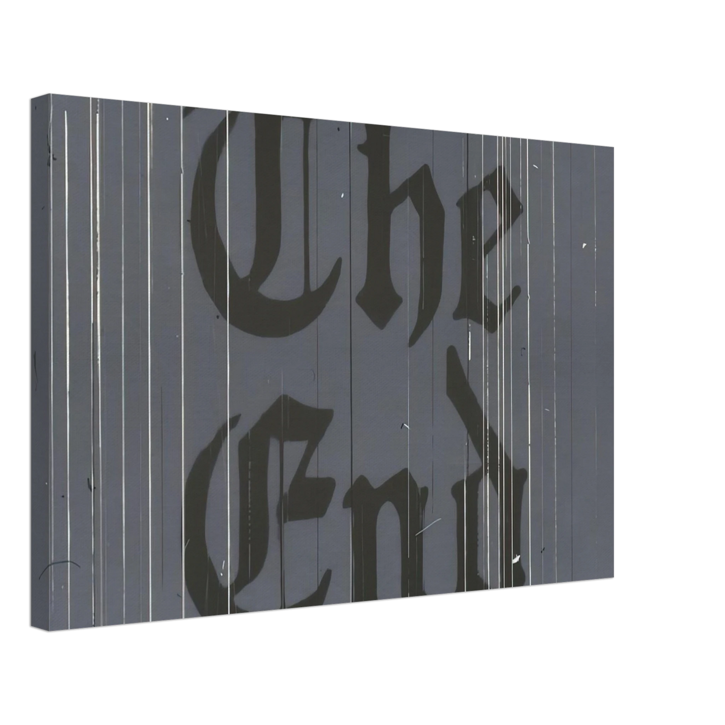 Edward Ruscha - THE FINAL END 1991 Canvas - 70x100 cm / 28x40 inches-canvas