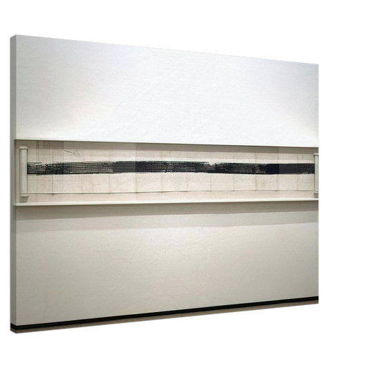 Robert Rauschenberg - AUTOMOBILE TIRE PRINT 1953 Canvas - 20x30 cm / 8x12 inches-canvas