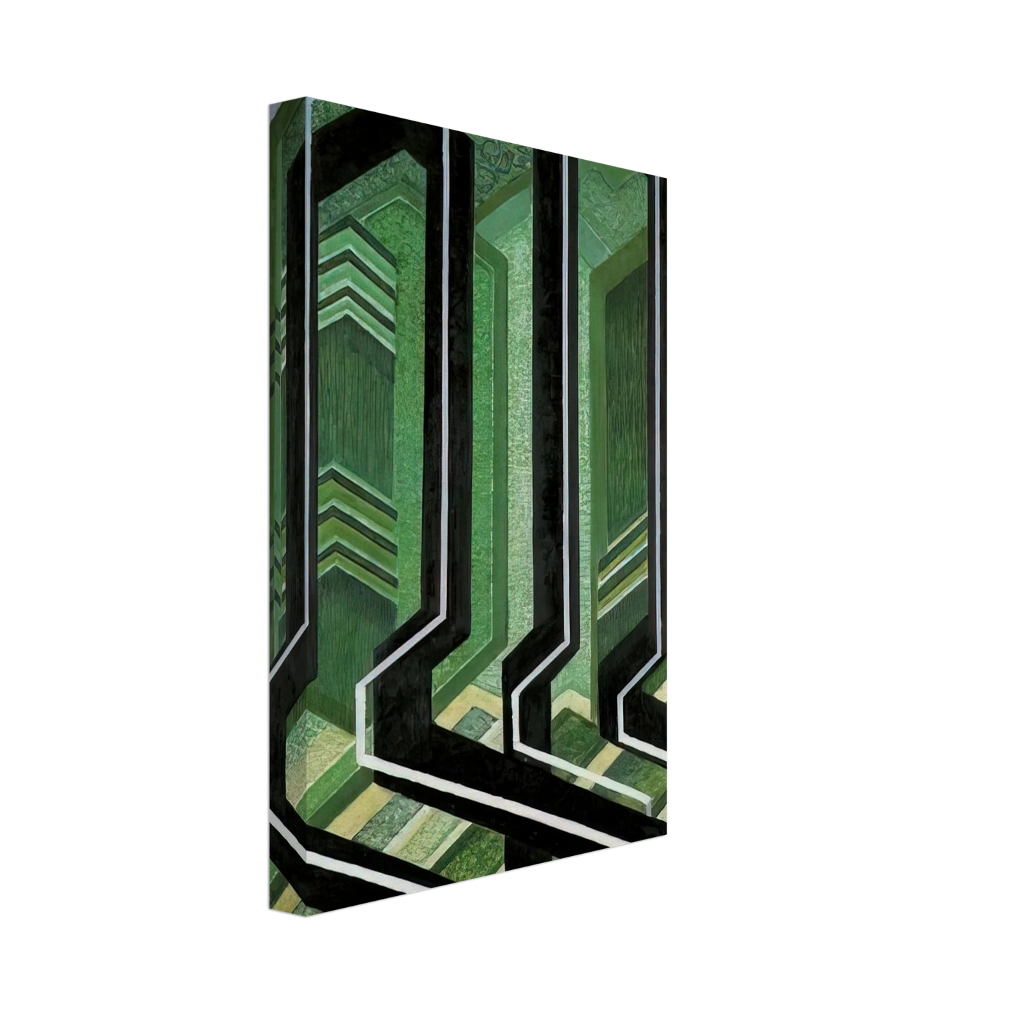 Frantisek Kupka - Diagonal Planes Canvas - 40x60 cm / 16x24 inches-canvas