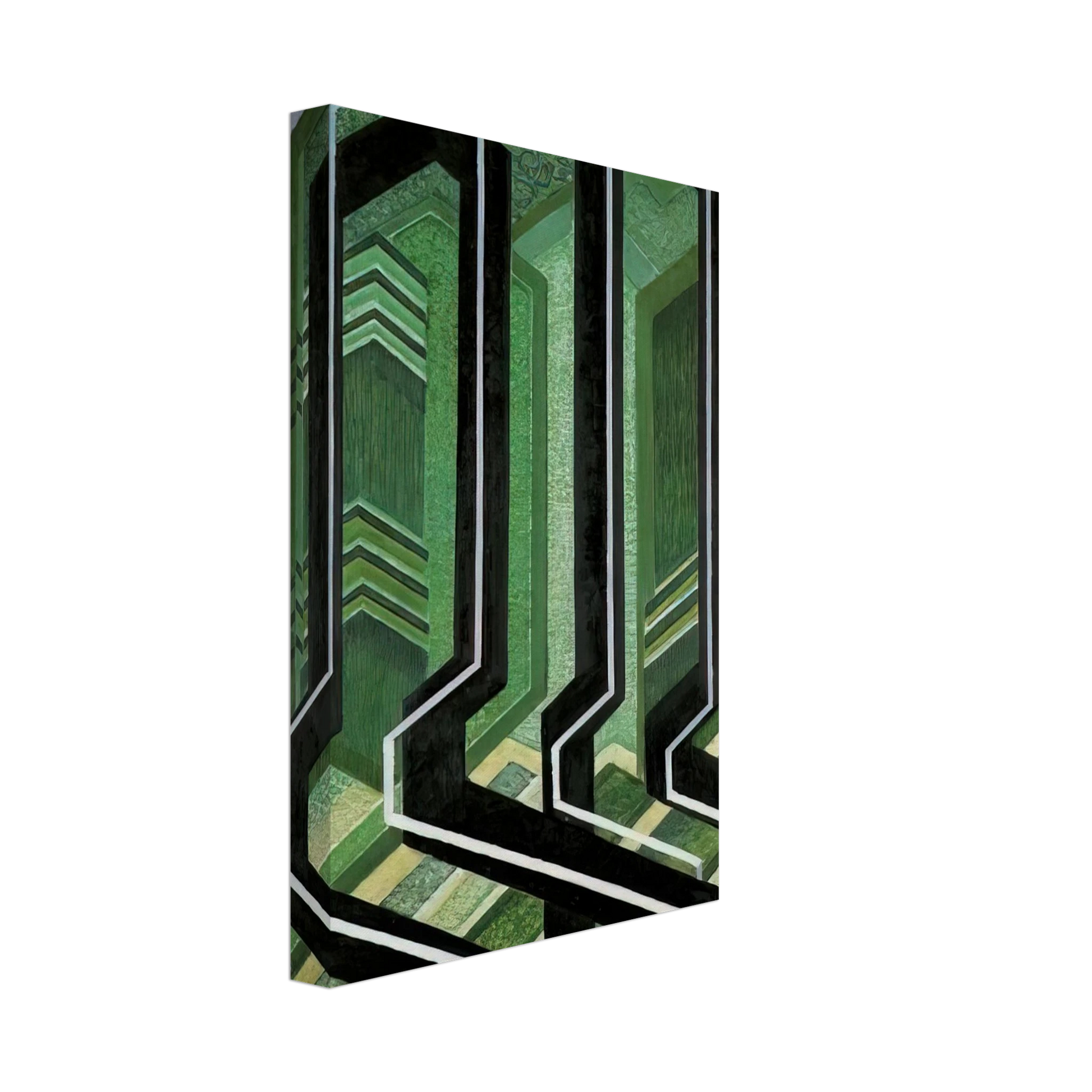 Frantisek Kupka - Diagonal Planes Canvas - 40x60 cm / 16x24 inches-canvas