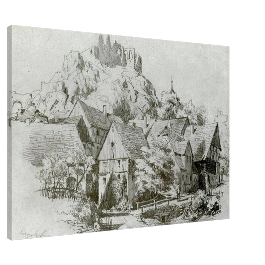 John Singer Sargent - Engelsburg Canvas - 20x30 cm / 8x12 inches-canvas