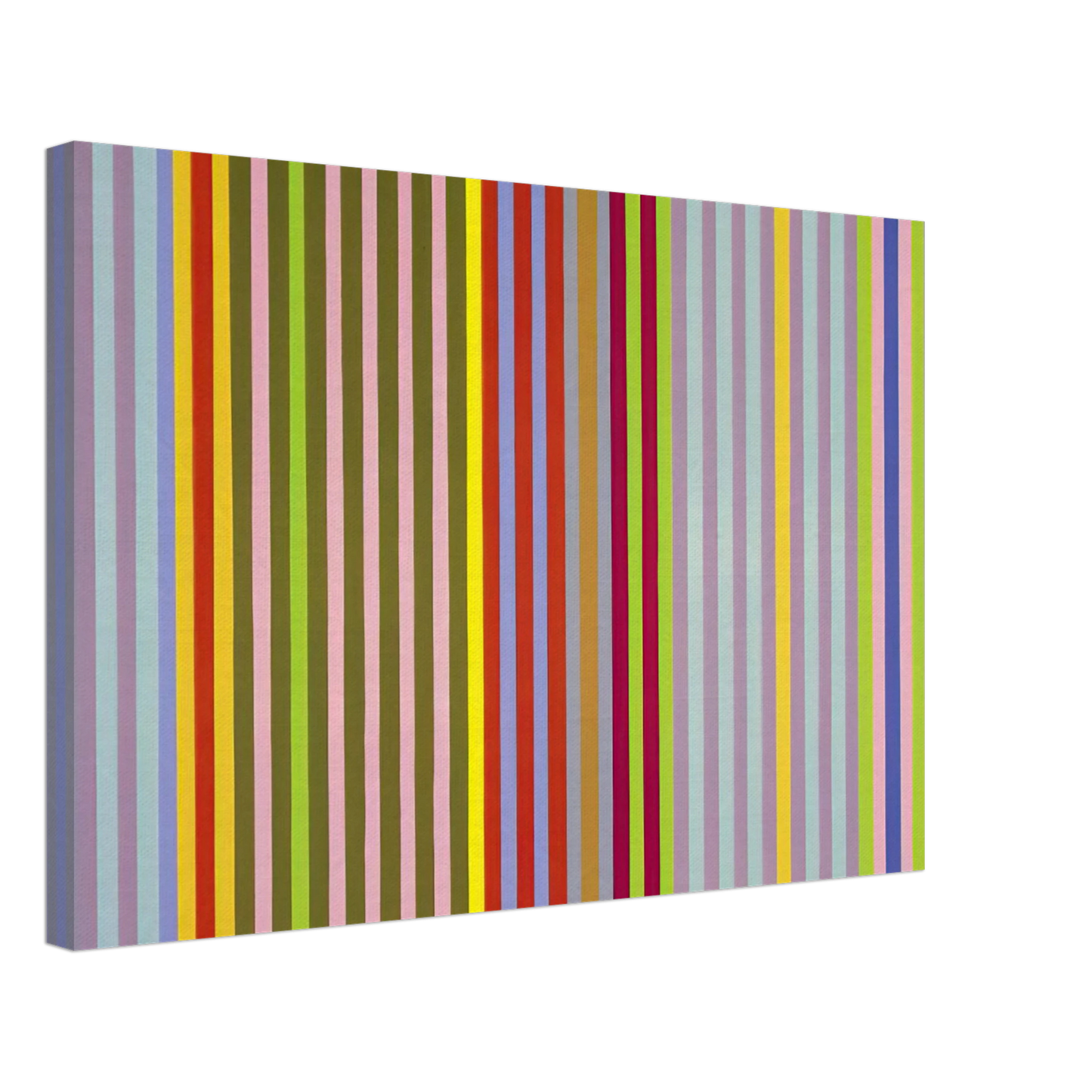 Gene Davis - Apricot Ripple - 1968 Canvas - 70x100 cm / 28x40 inches-canvas