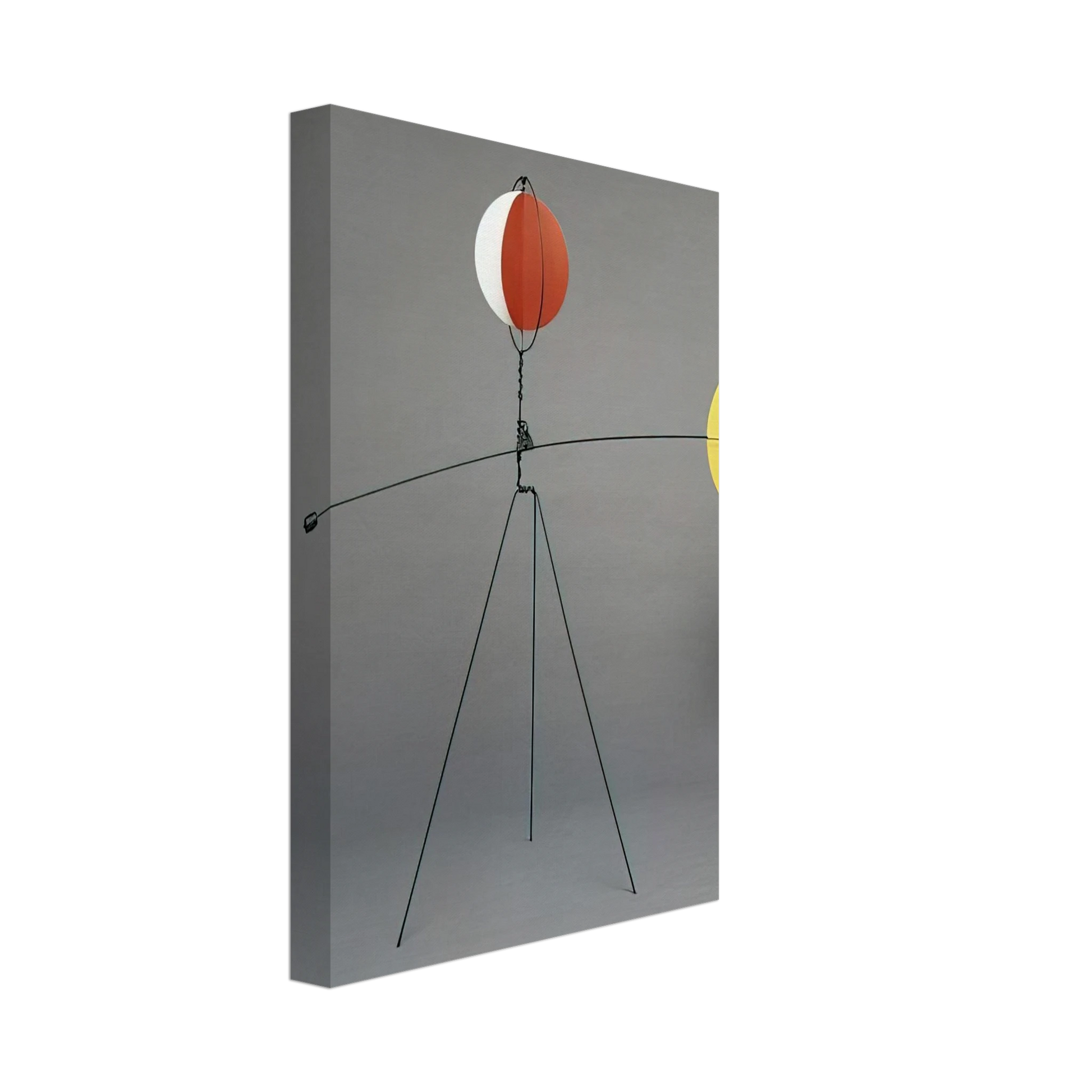 Alexander Calder - RED AND YELLOW VANE 1934 Canvas - 40x60 cm / 16x24 inches-canvas