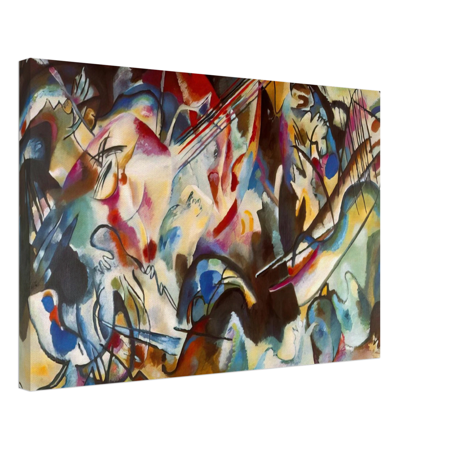 Wassily Kandinsky - COMPOSITION VI 1913 Canvas - 70x100 cm / 28x40 inches-canvas