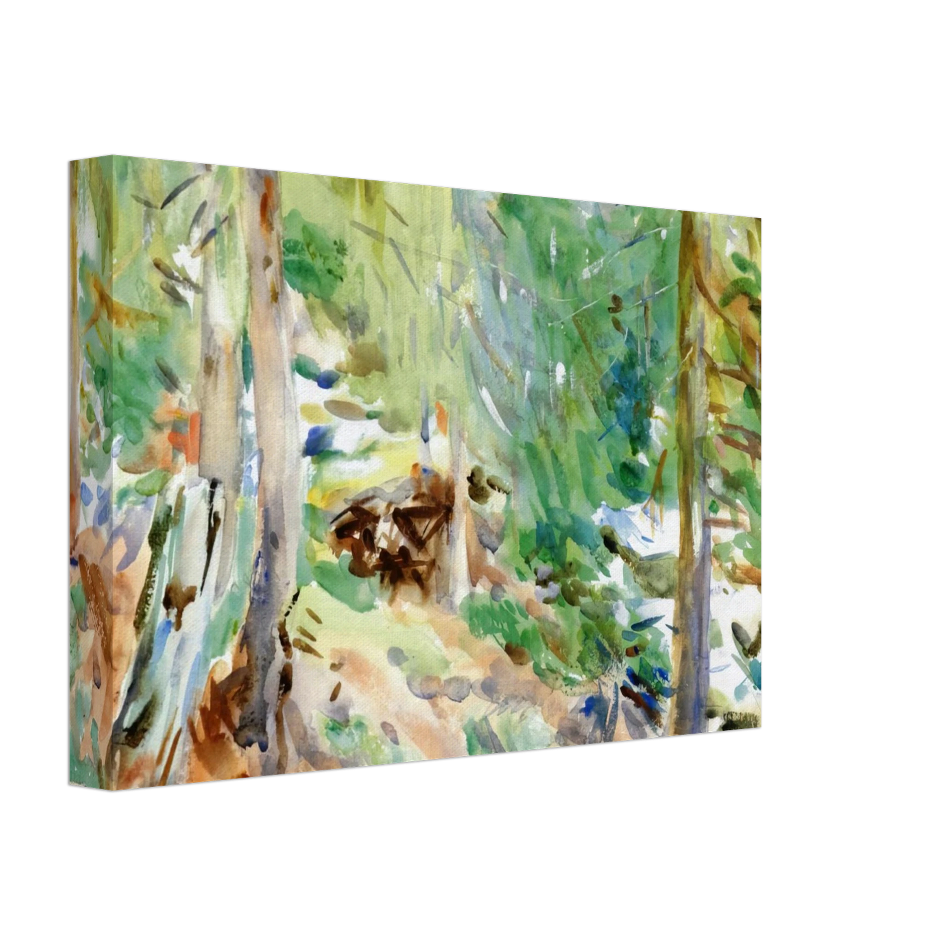 John Singer Sargent - Val D'Aosta, Purtud Canvas - 40x60 cm / 16x24 inches-canvas