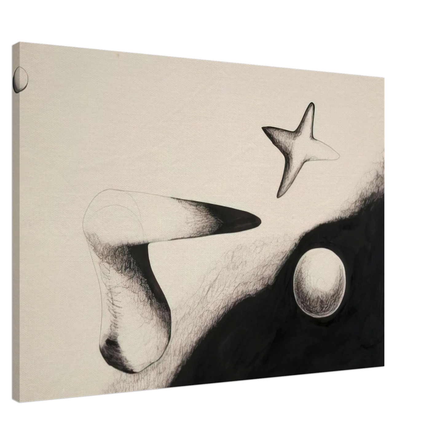 Alexander Calder - UNTITLED 1932 1 Canvas - 20x30 cm / 8x12 inches-canvas