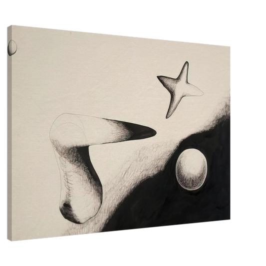 Alexander Calder - UNTITLED 1932 1 Canvas - 20x30 cm / 8x12 inches-canvas