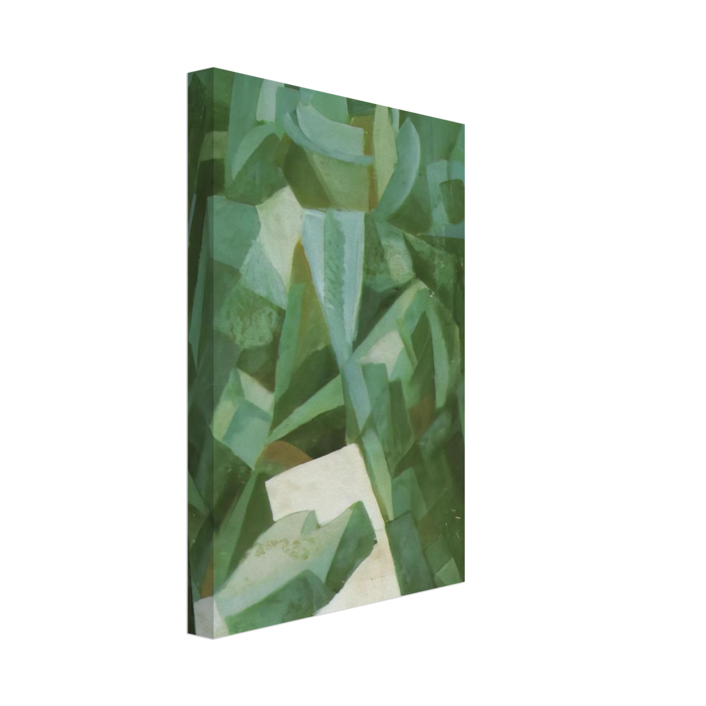 Salvador Dali - CUBIST COMPOSITION PORTRAIT OF A SEATED PERSON HOLDING A LETTER Canvas - 40x60 cm / 16x24 inches-canvas