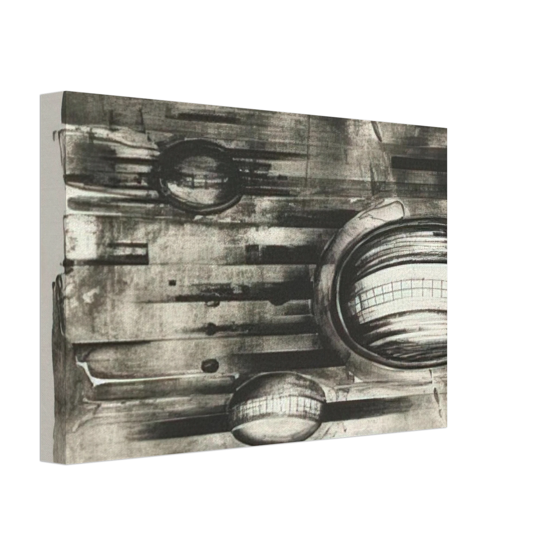Lee Bontecou - FOURTH STONE 1963 Canvas - 40x60 cm / 16x24 inches-canvas