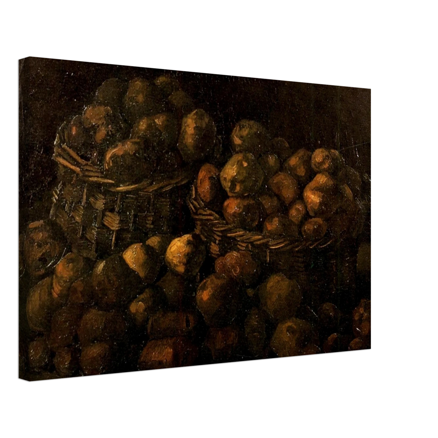 Vincent van Gogh - Baskets of Potatoes Canvas - 70x100 cm / 28x40 inches-canvas