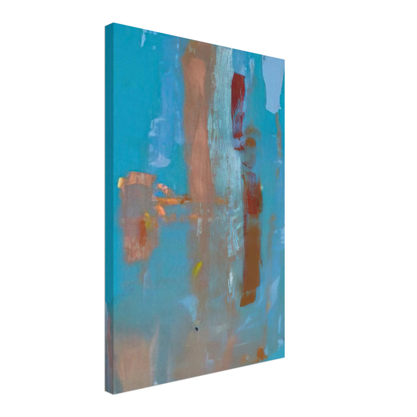 Helen Frankenthaler - In on Blue - 1976 Canvas - 40x60 cm / 16x24 inches-canvas