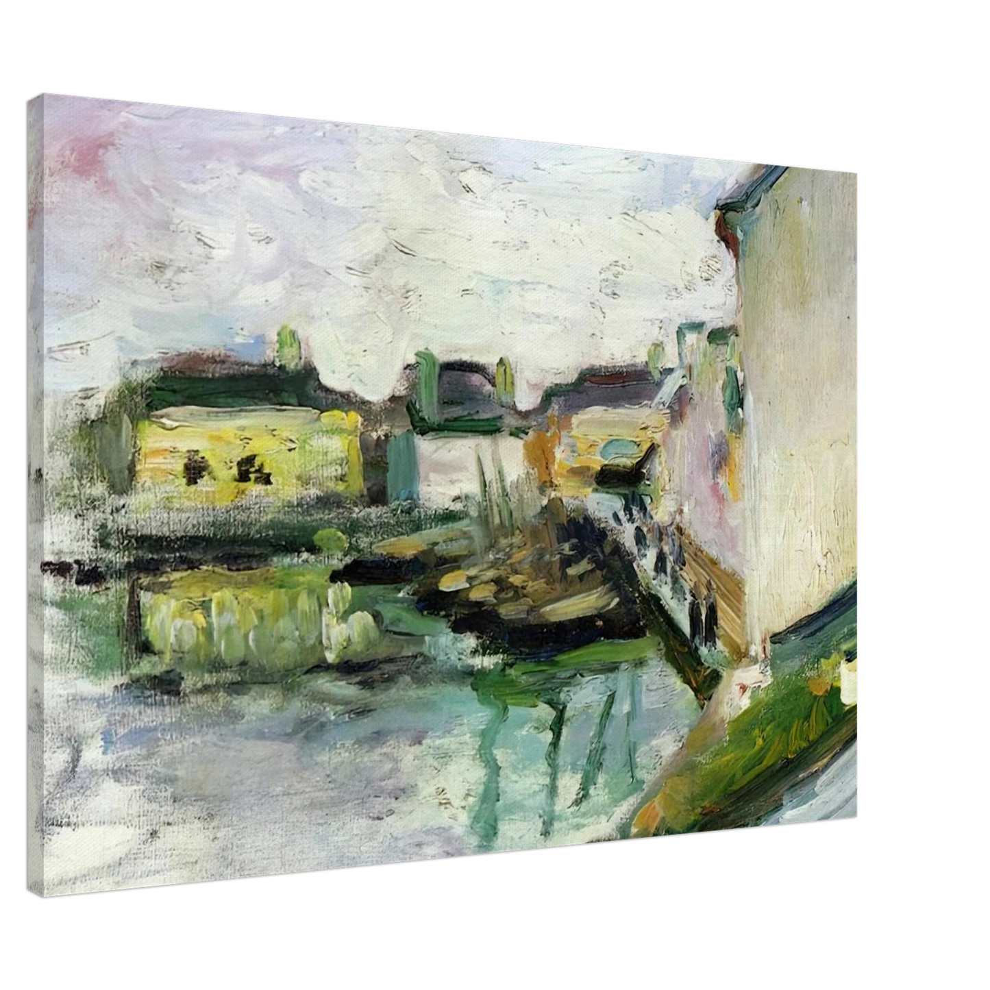 Henri Matisse - THE PORT OF PALAIS BELLE ILE 1896 Canvas - 20x30 cm / 8x12 inches-canvas