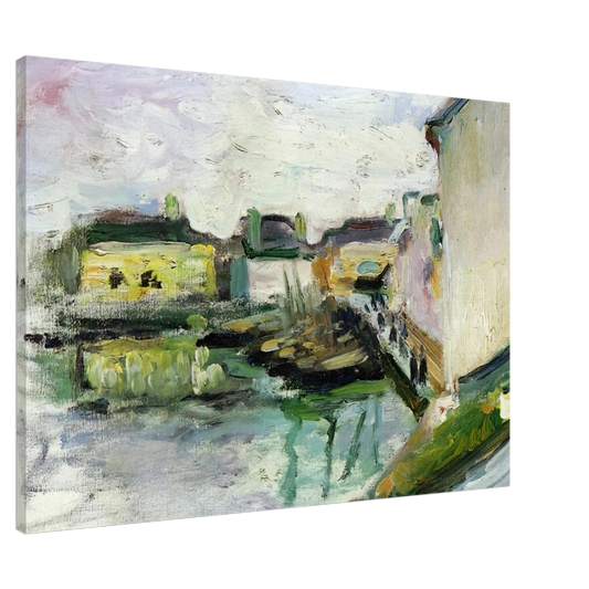 Henri Matisse - THE PORT OF PALAIS BELLE ILE 1896 Canvas - 20x30 cm / 8x12 inches-canvas