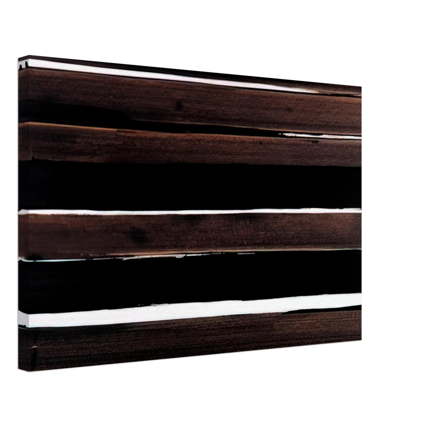 Pierre Soulages - A-Walnut Stain - 2004 Canvas - 70x100 cm / 28x40 inches-canvas