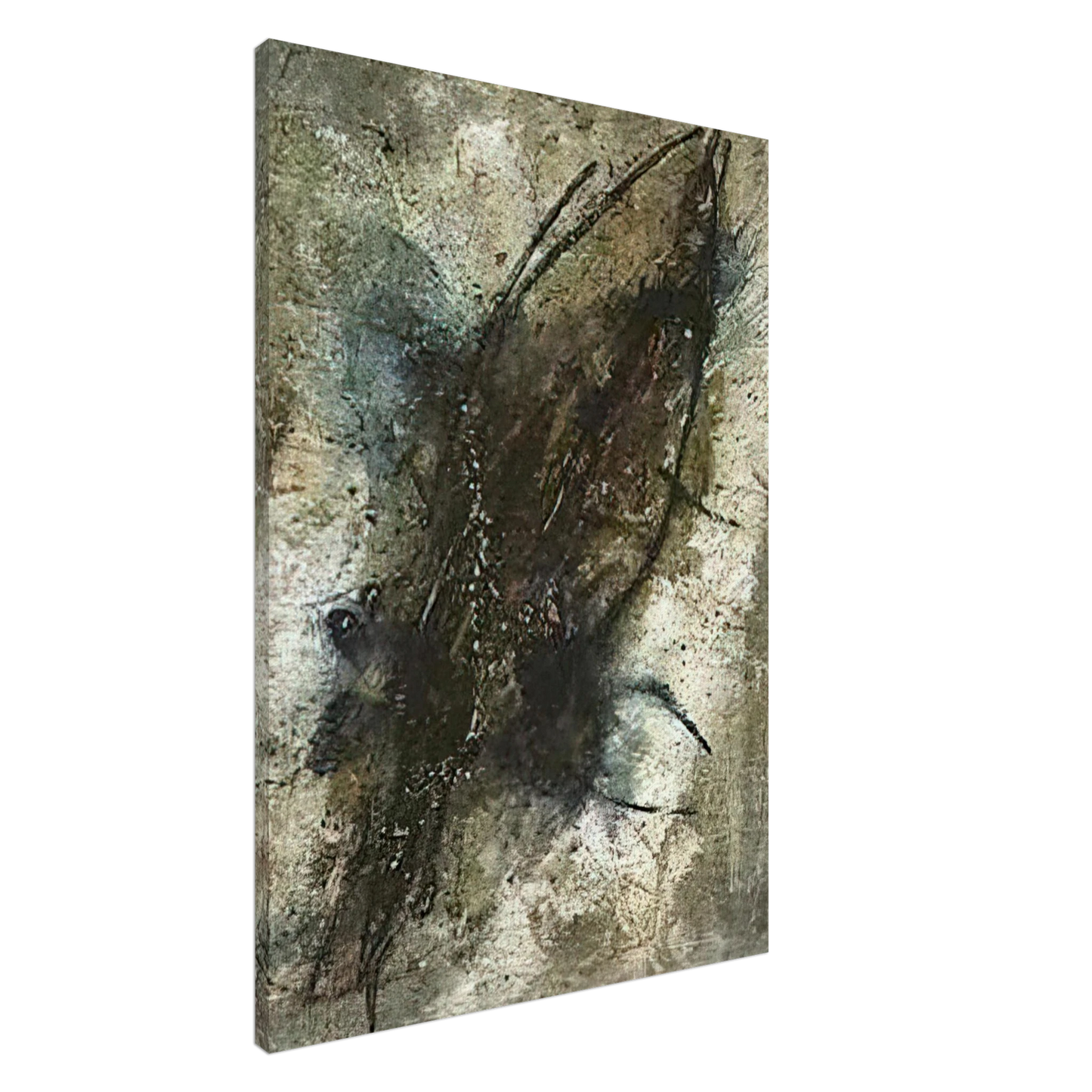 Wols - Aile de Papillon - Tachisme Canvas - 20x30 cm / 8x12 inches-canvas