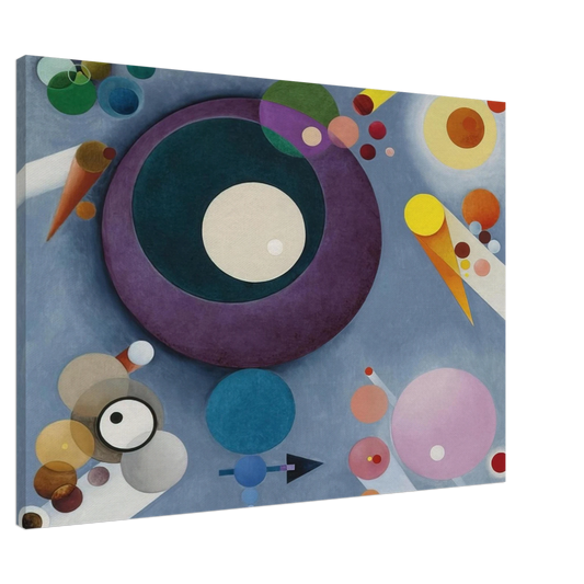 Rudolf Bauer - SPIRITUAL PLEASURES 1935 Canvas - 20x30 cm / 8x12 inches-canvas