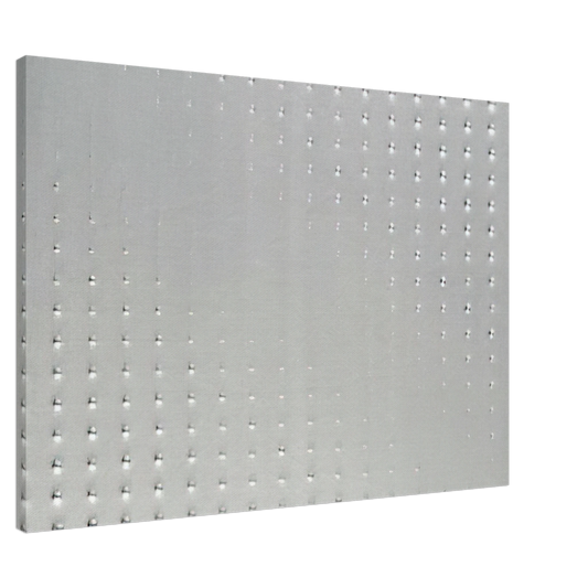 Enrico Castellani - Untitled - 1995 Canvas - 20x30 cm / 8x12 inches-canvas