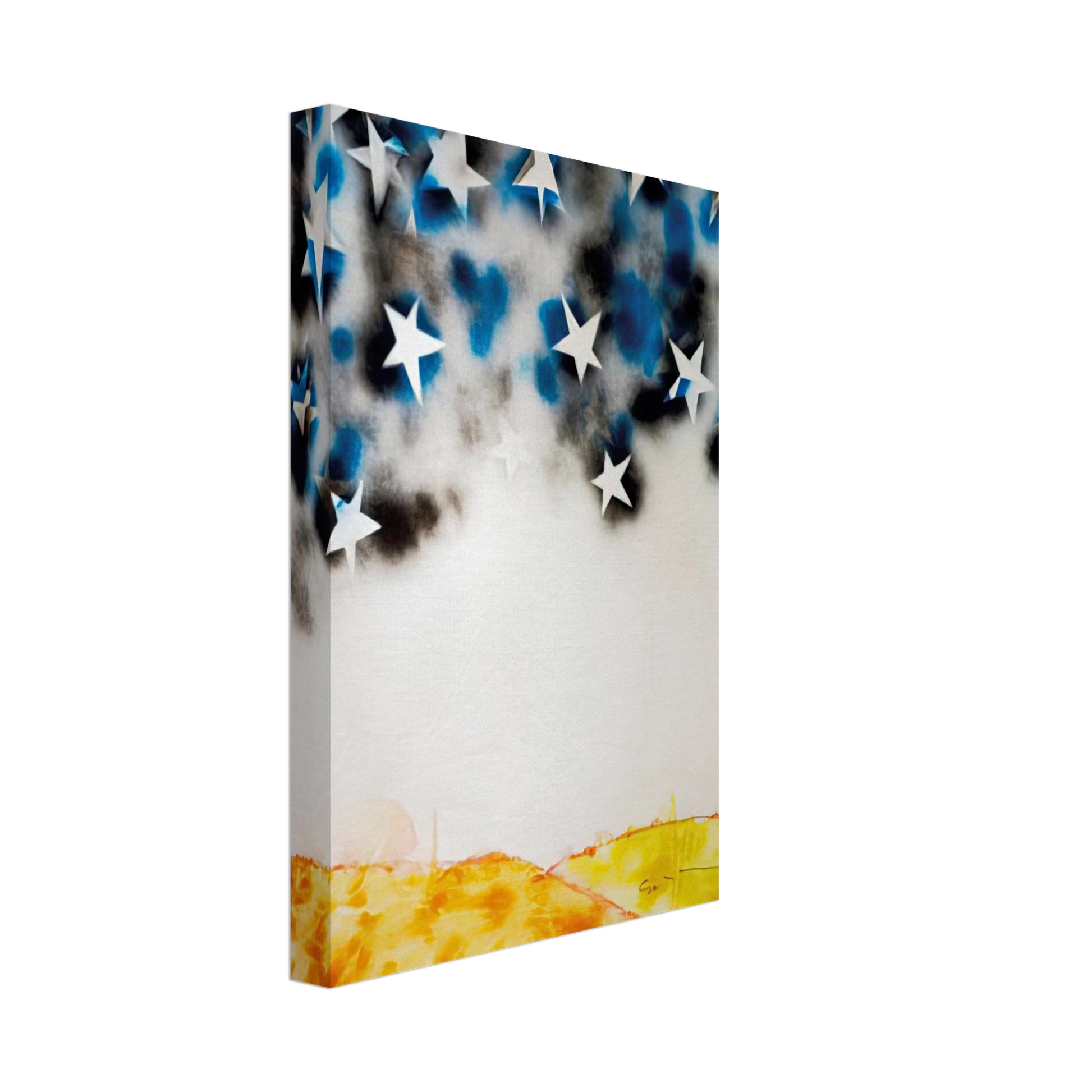 Mario Schifano - Le Stelle - Pop Art Canvas - 40x60 cm / 16x24 inches-canvas