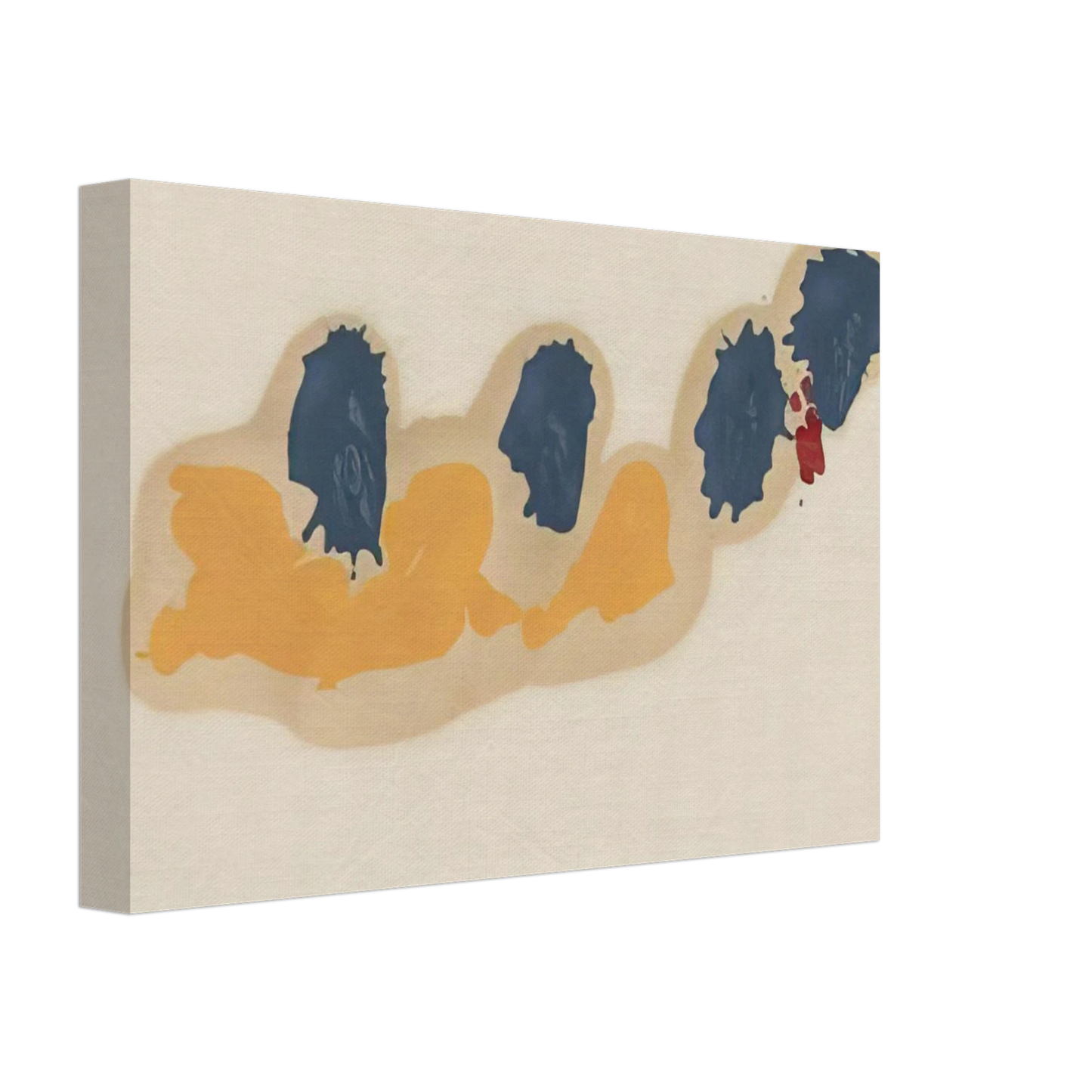 Helen Frankenthaler - April IV - 1960 Canvas - 40x60 cm / 16x24 inches-canvas