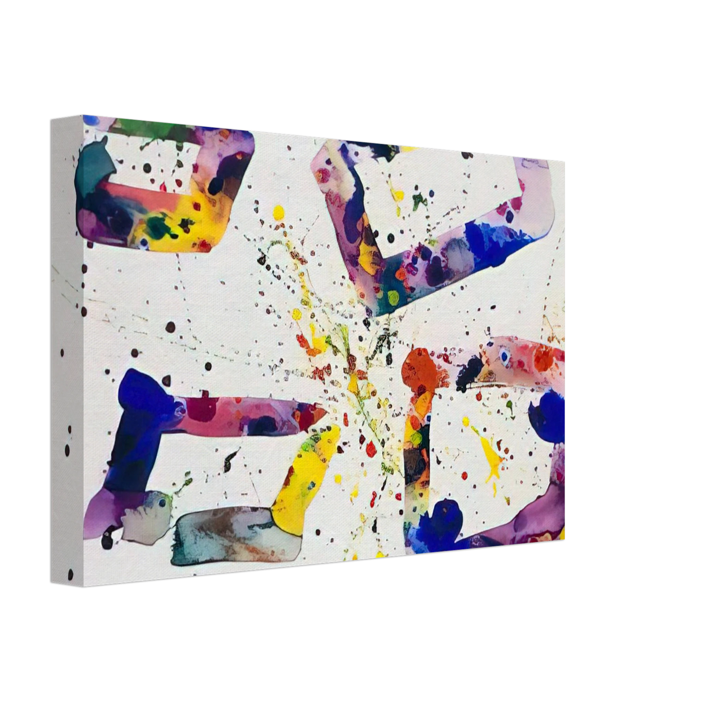 Sam Francis - Untitled  SF74-189  Canvas - 40x60 cm / 16x24 inches-canvas