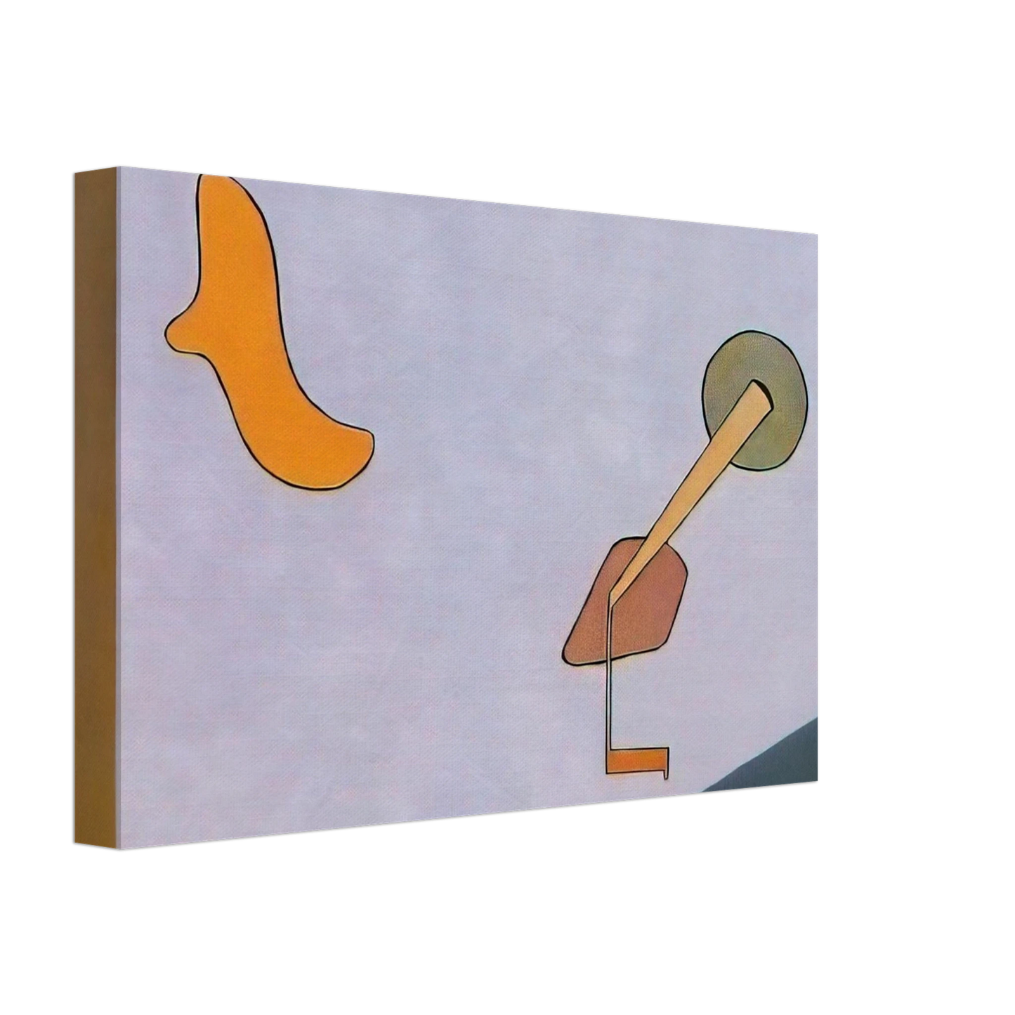 Gene Davis - Composition I - 1949 Canvas - 70x100 cm / 28x40 inches-canvas