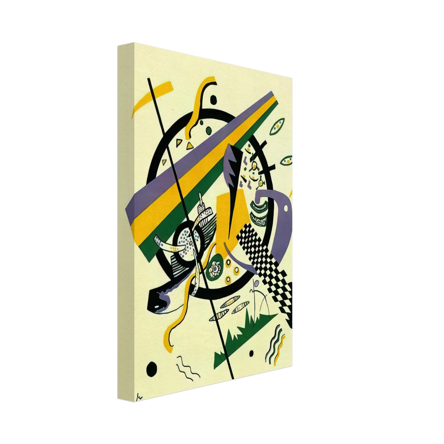 Wassily Kandinsky - SMALL WORLDS IV 1922 Canvas - 40x60 cm / 16x24 inches-canvas