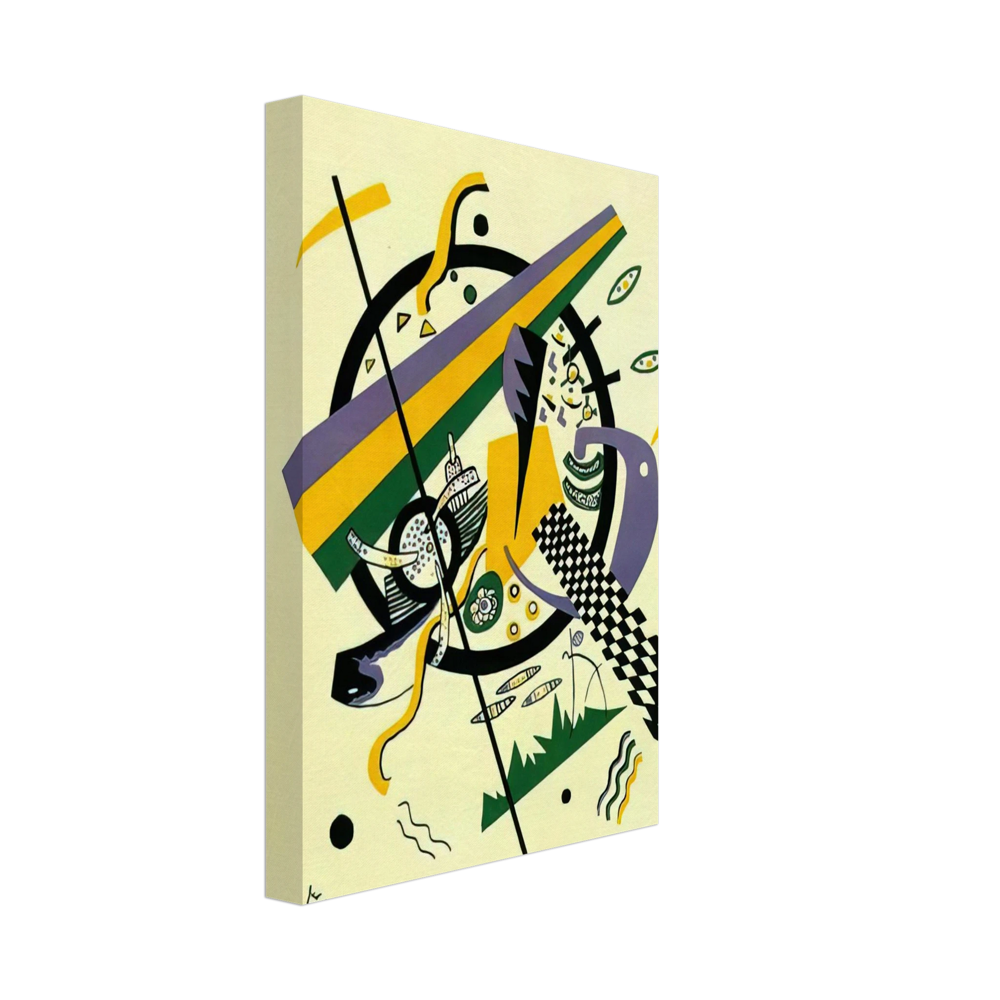 Wassily Kandinsky - SMALL WORLDS IV 1922 Canvas - 40x60 cm / 16x24 inches-canvas