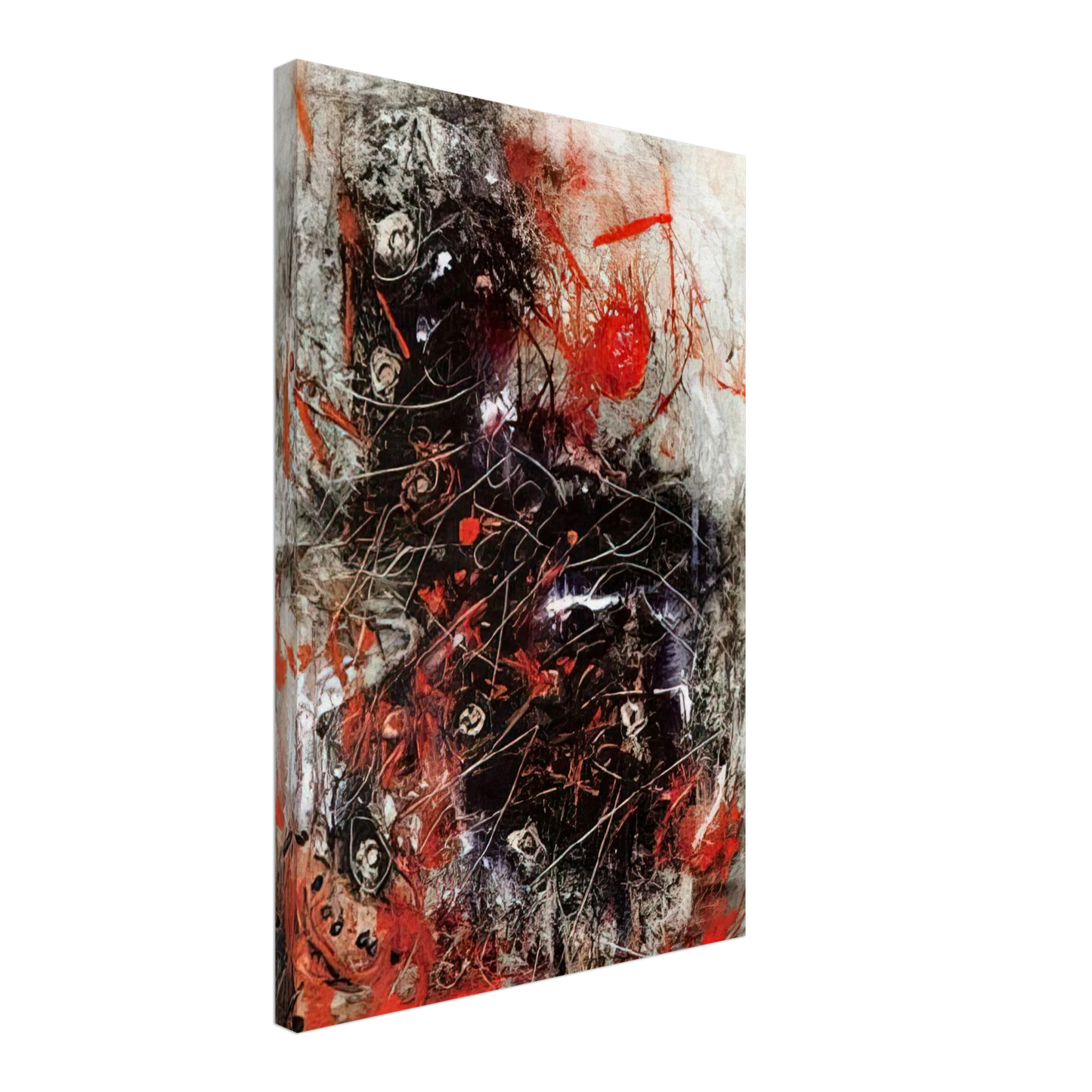 Wols - Oui, Oui, Oui - Tachisme Canvas - 70x100 cm / 28x40 inches-canvas