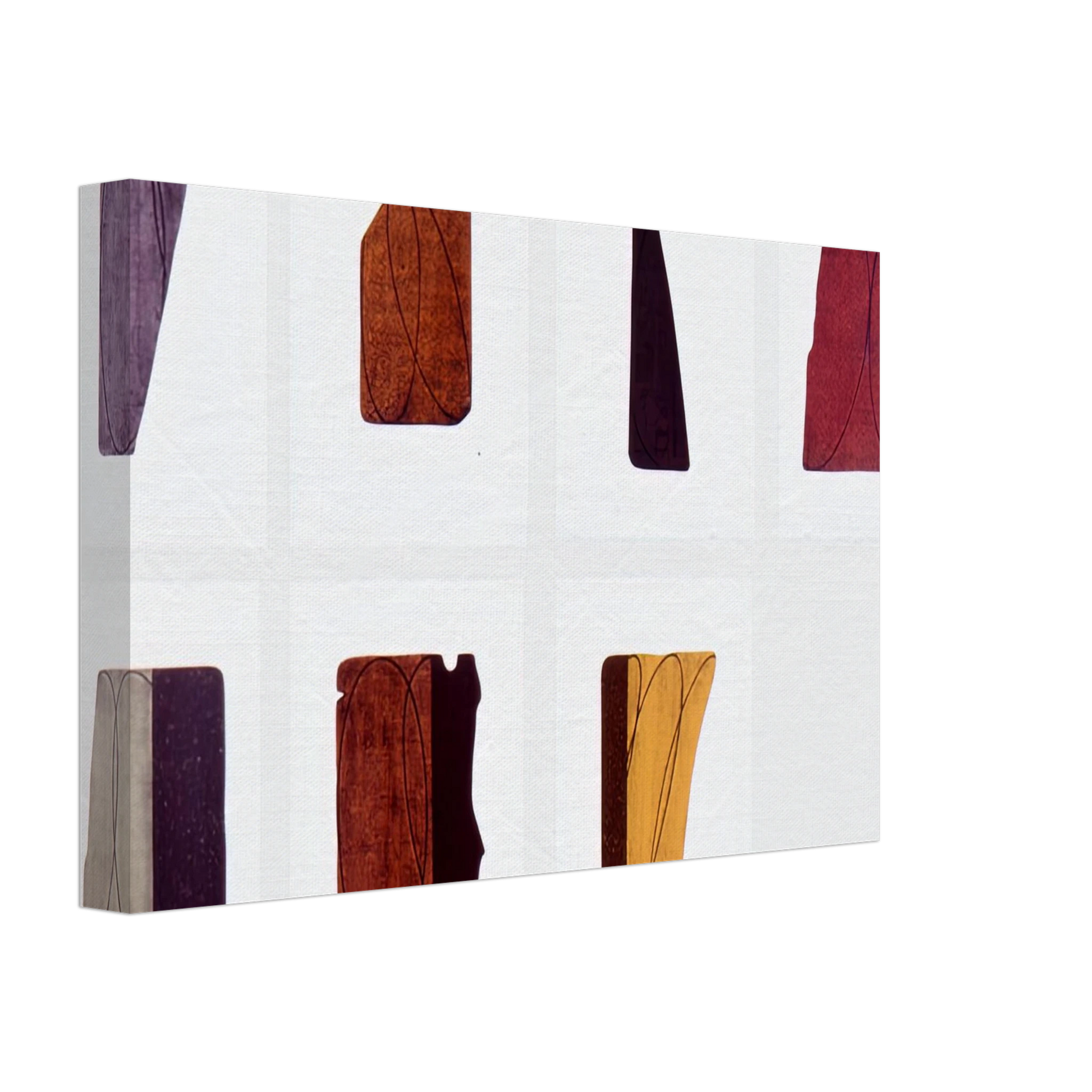 Robert Mangold - FRAGMENTS I VII 1998 Canvas - 40x60 cm / 16x24 inches-canvas