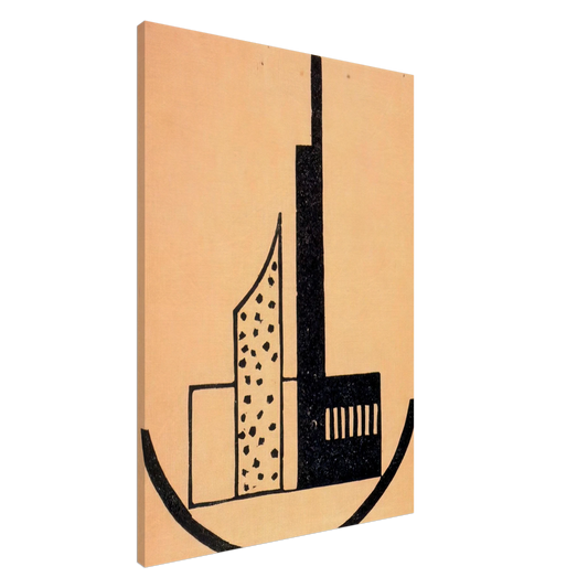 Laszlo Moholy-Nagy - The storm Canvas - 20x30 cm / 8x12 inches-canvas