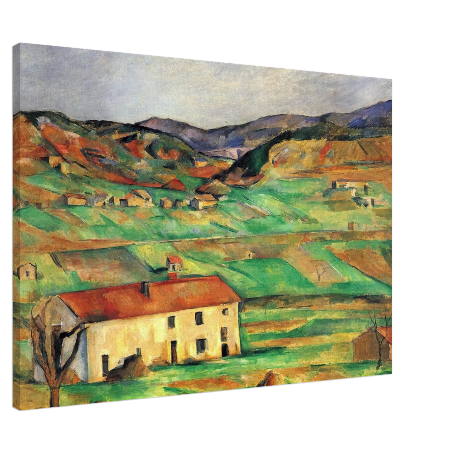Paul Cezanne - Gardanne Canvas - 20x30 cm / 8x12 inches-canvas
