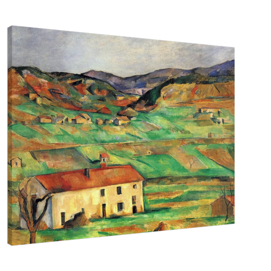 Paul Cezanne - Gardanne Canvas - 20x30 cm / 8x12 inches-canvas