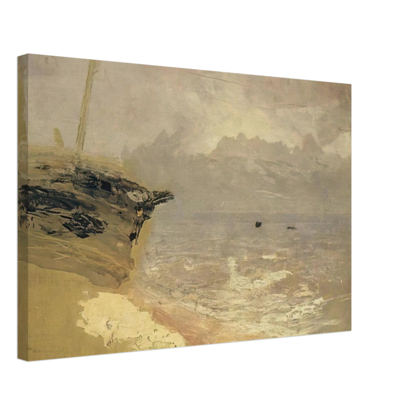 Arkhyp Kuindzhi - Sea. Gloomy Day Canvas - 40x60 cm / 16x24 inches-canvas