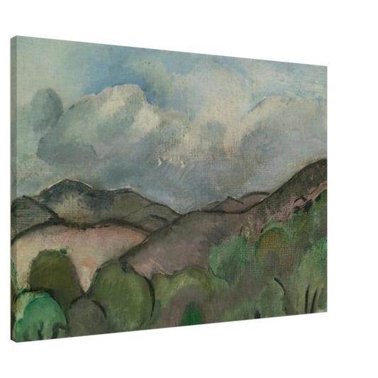 Henri Matisse - LE MONT CHAUVE A NICE 1918 Canvas - 20x30 cm / 8x12 inches-canvas