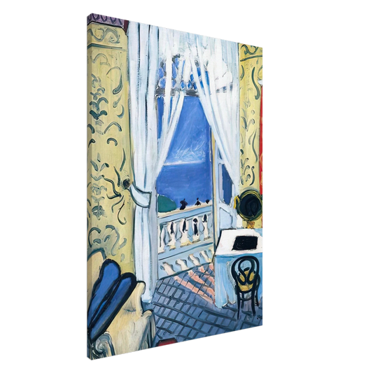 Henri Matisse - INTERIOR WITH A VIOLIN CASE 1919 Canvas - 20x30 cm / 8x12 inches-canvas