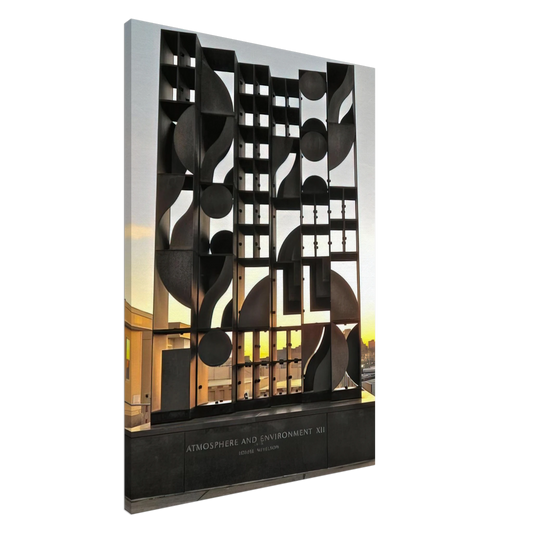 Louise Nevelson - ATMOSHERE AND ENVIRONMENT XII 1970 Canvas - 20x30 cm / 8x12 inches-canvas